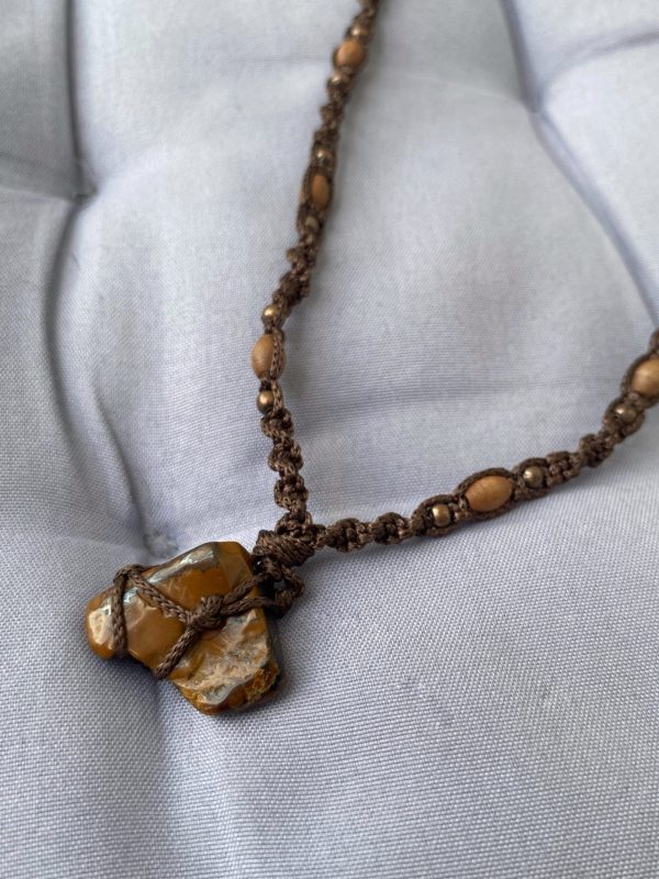 Necklace "Tiger's Gaze"
